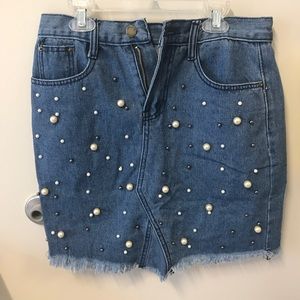 Jean skirt